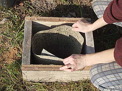 Вставленная в скважину 