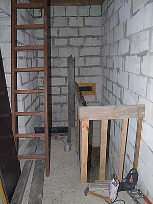 Ограждение проема в перекрытии