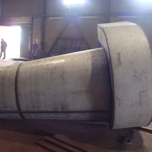 Изготовили термокожух для обжига перлита!