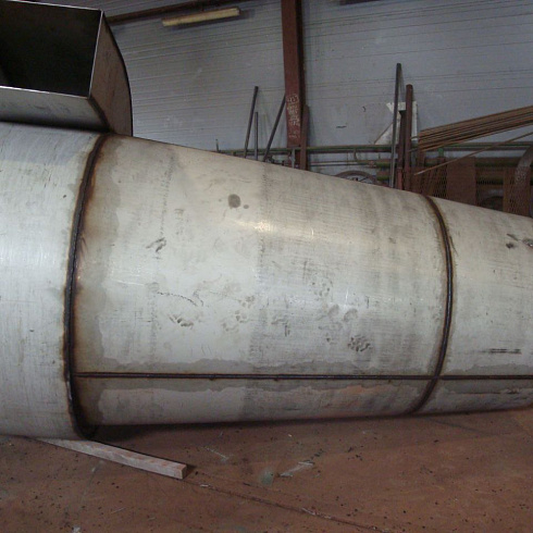 Изготовили термокожух для обжига перлита!